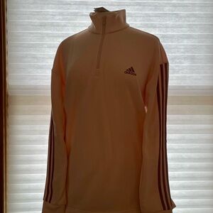 Adidas woman's Zip-Up pink fleece top